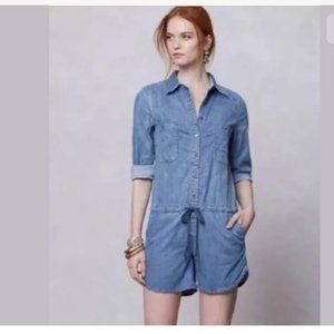 Holding Horses Romper Chambray NWOT